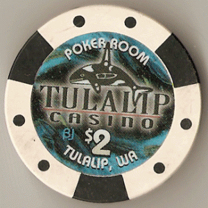 Tulalip Casino Tulalip Washington 2 Dollar Chip