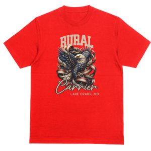 rural carrier eagle shirt red