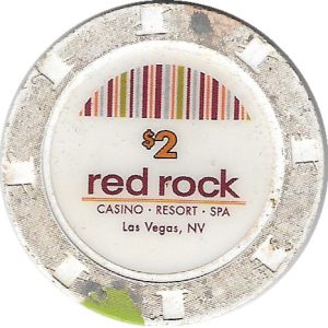 red rock casino 2 dollar chip
