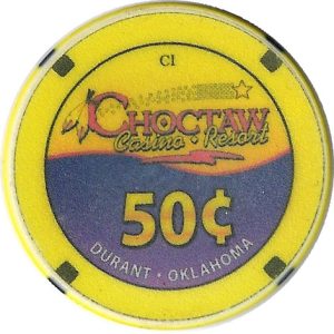 choctaw casino 50 cent chip