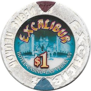 Excalibur casino chip