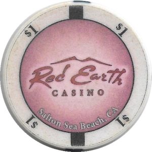 red earth casino chip